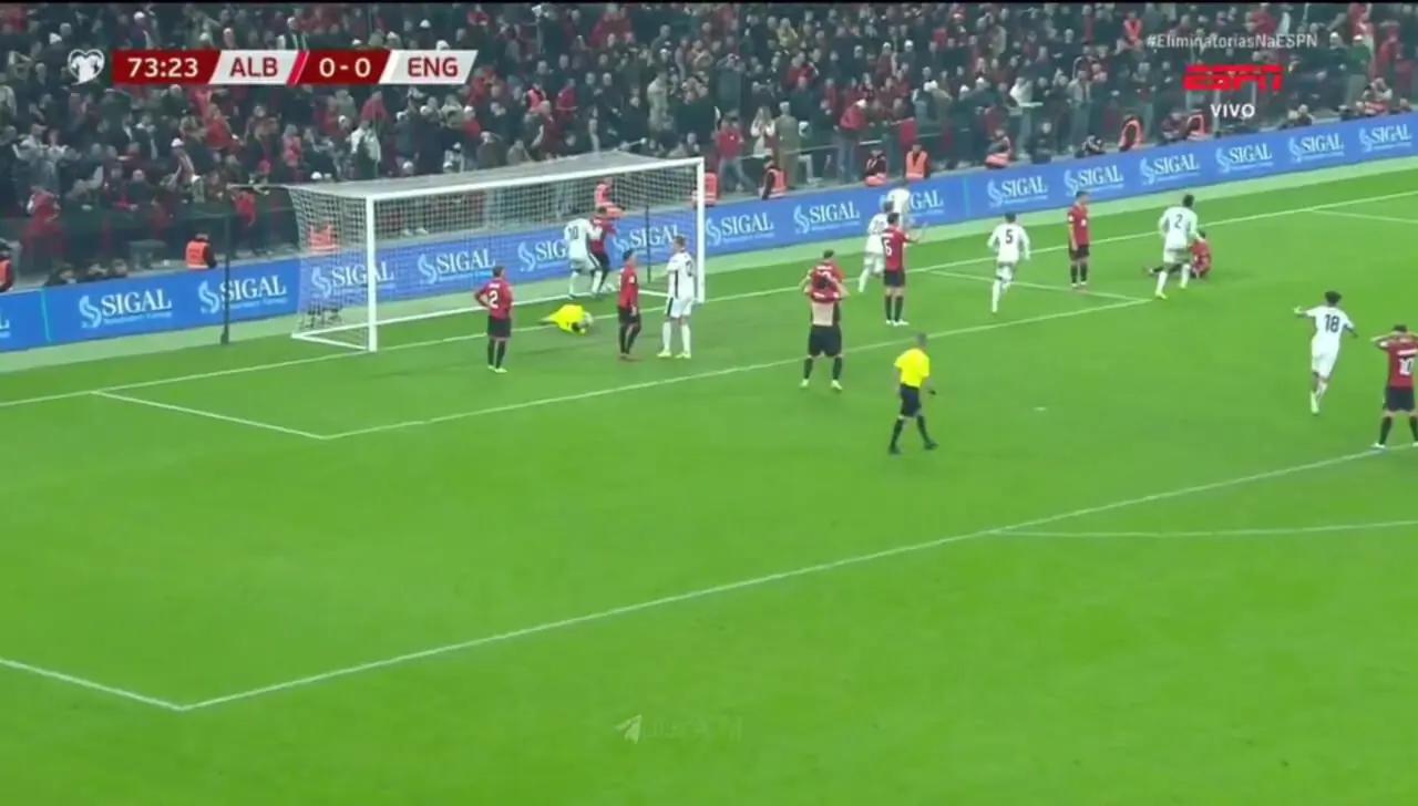 ویدیو: گل اول انگلیس به آلبانی توسط هری کین