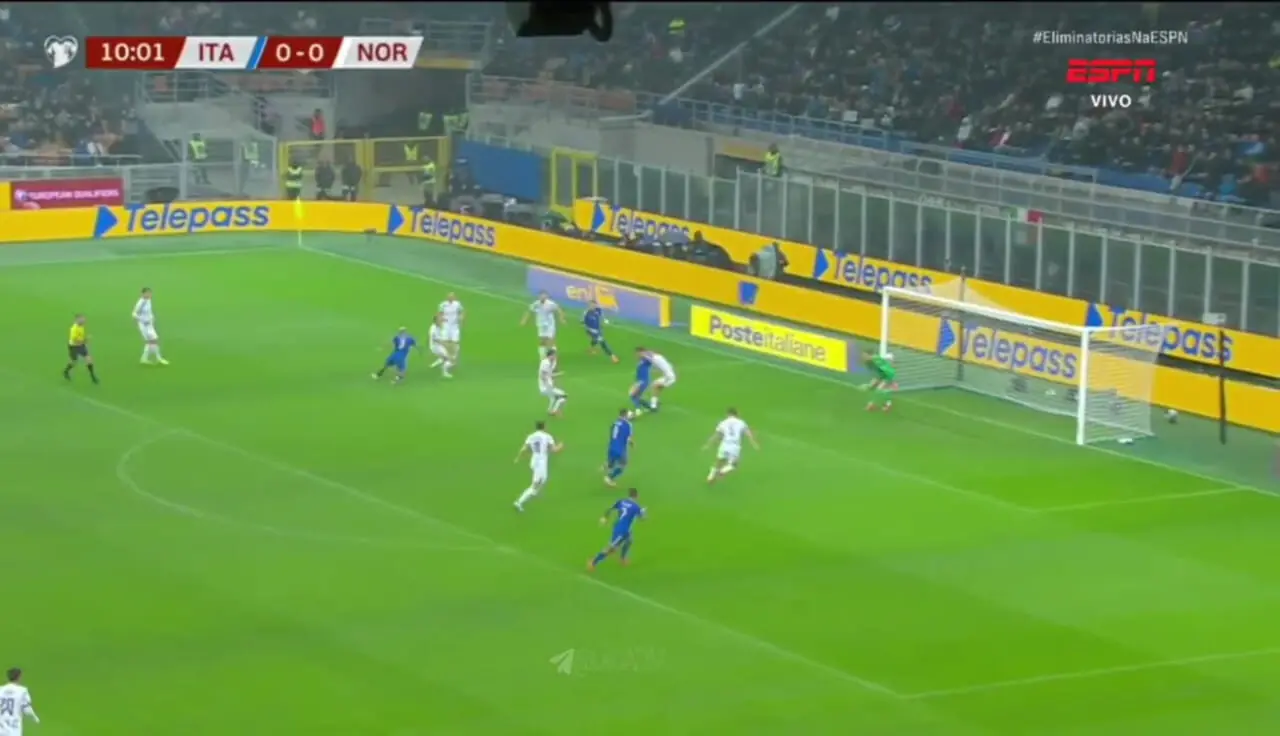 ویدیو: گل اول ایتالیا به نروژ توسط اسپوسیتو