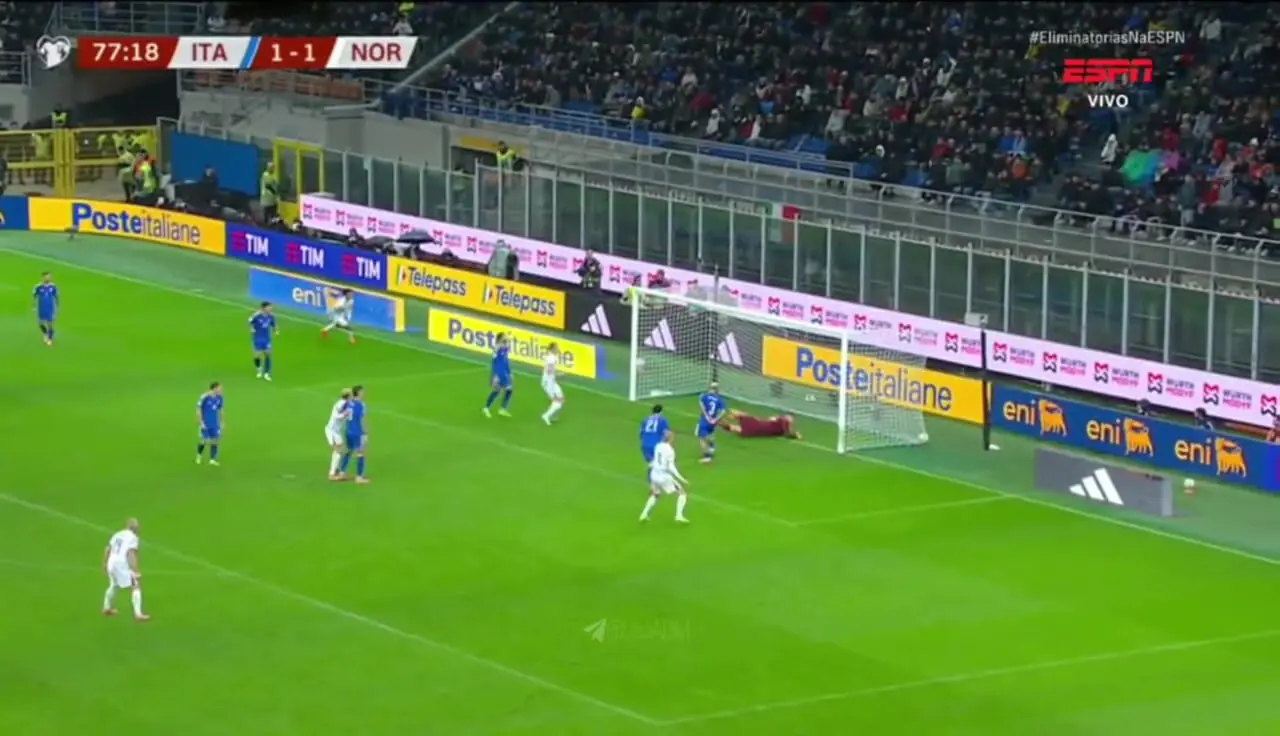 ویدیو: گل دوم نروژ به ایتالیا توسط هالند