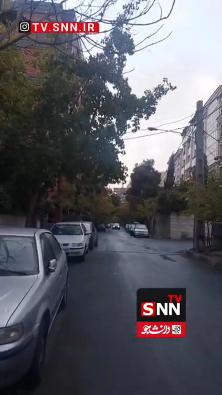 اولین باران پاییزی در تهران