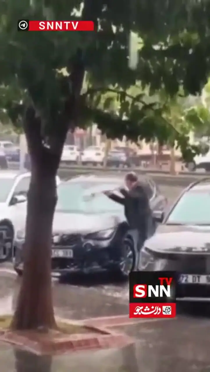 شستن ماشین با آب باران!