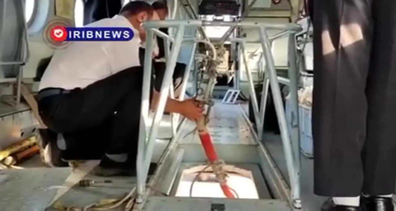 اعزام بالگرد هلال احمر برای اطفای حریق جنگلهای الیت چالوس