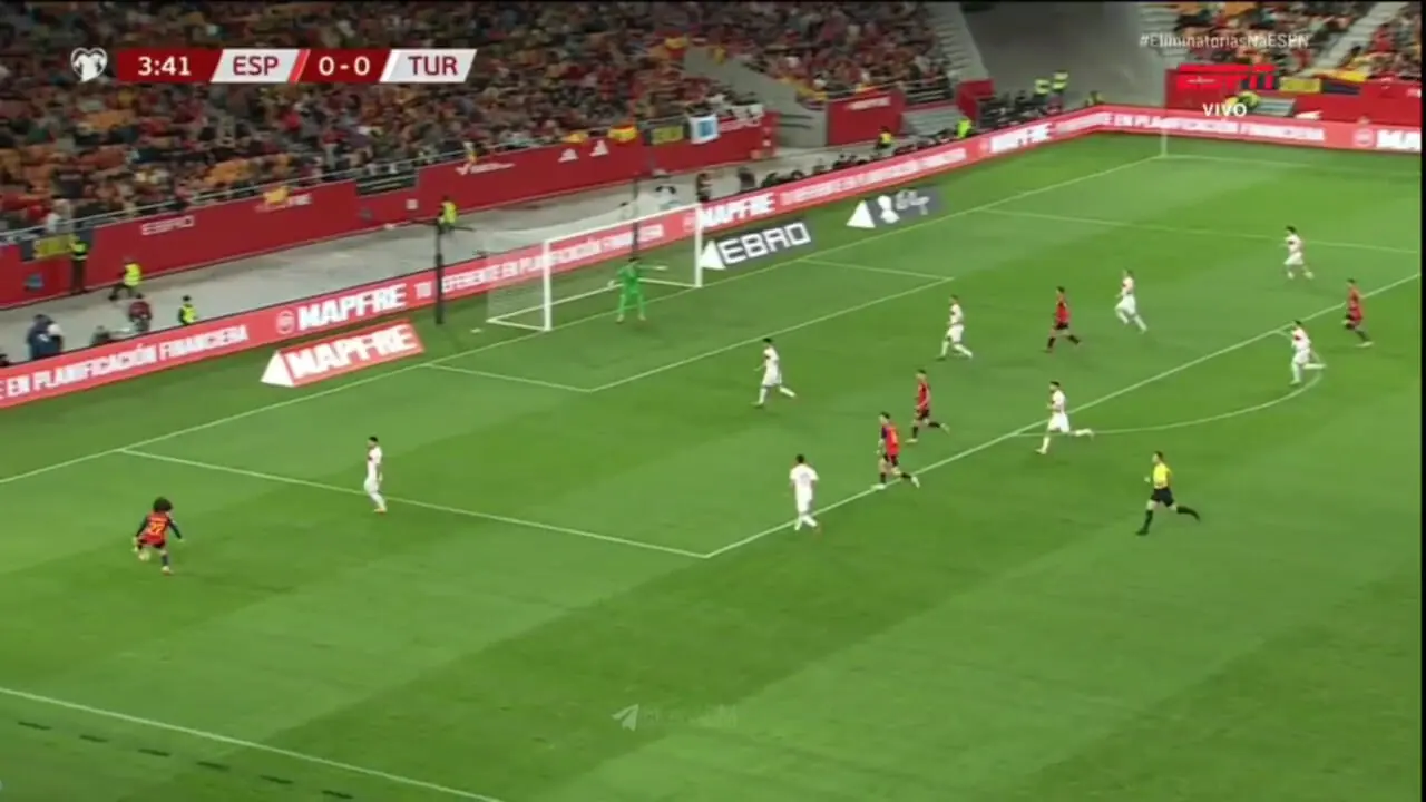 ویدیو: گل اول اسپانیا به ترکیه توسط اولمو