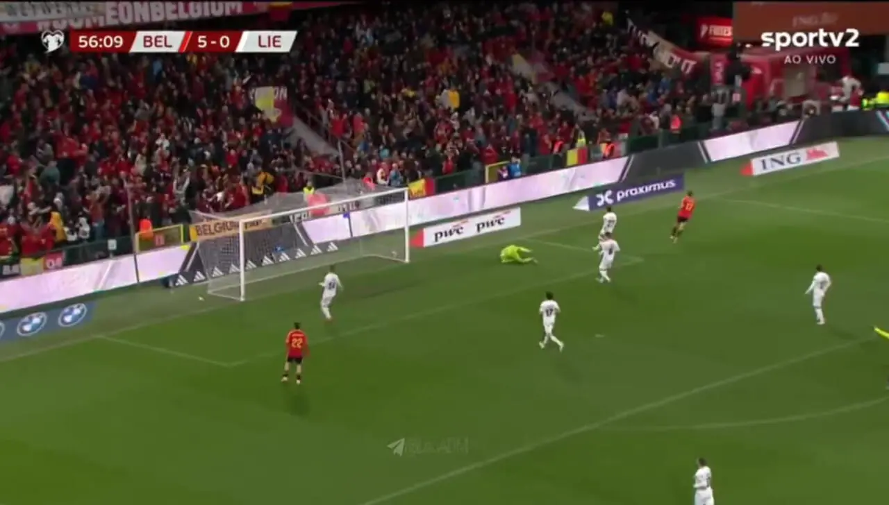 ویدیو: گل ششم بلژیک به لیختن اشتاین توسط شارل د کتلار