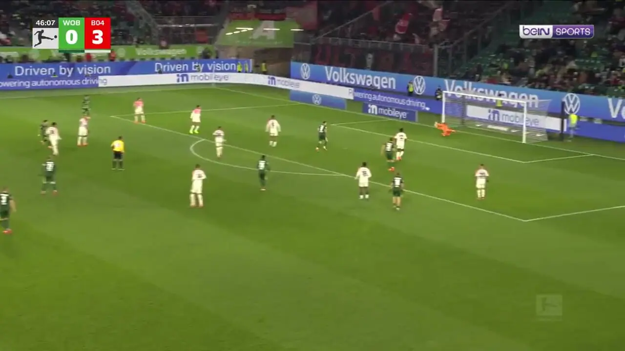 ویدیو: خلاصه بازی ولفسبورگ و بایر لورکوزن