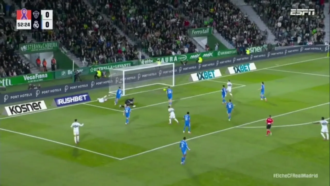 ویدیو: گل اول الچه به رئال مادرید توسط فباس