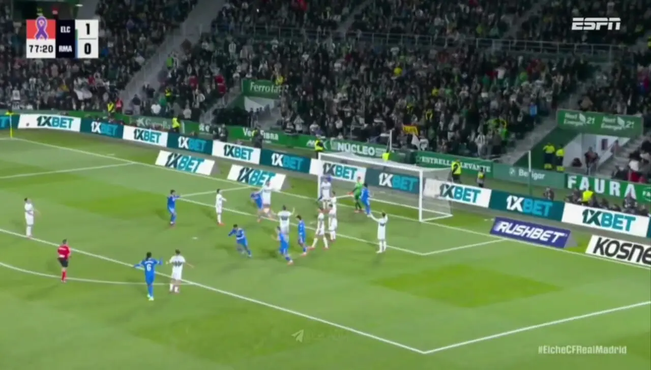 ویدیو: گل اول رئال مادرید به الچه توسط دین هویسن