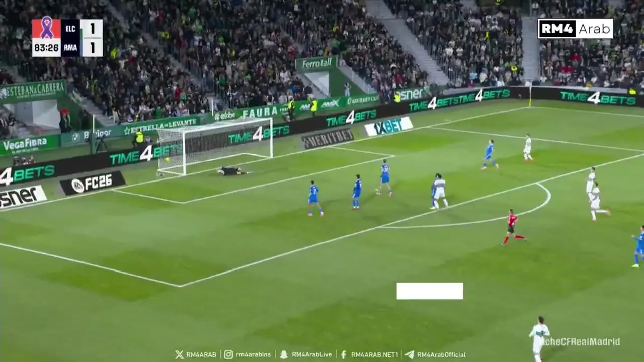 ویدیو: گل دوم الچه به رئال مادرید توسط آلوارو رودریگز