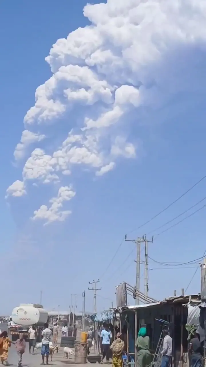 آتش‌ فشان اتیوپی برای نخستین بار پس از هزاران سال فوران کرد