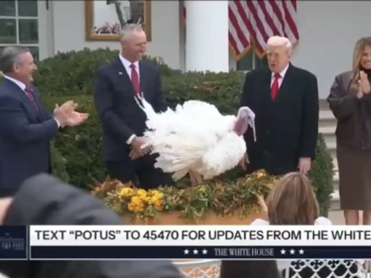 ترامپ صدای بوقلمون را تقلید کرد!