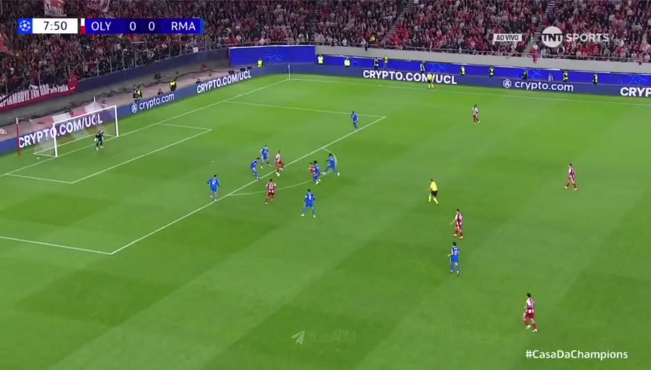 ویدیو: گل اول المپیاکوس به رئال مادرید توسط چیکینیو