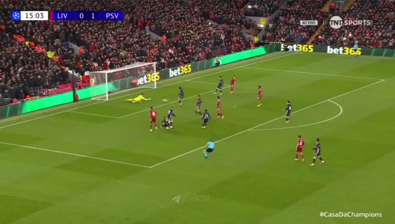 ویدیو: گل اول لیورپول به آیندهوون توسط دومینیک سوبوسلای