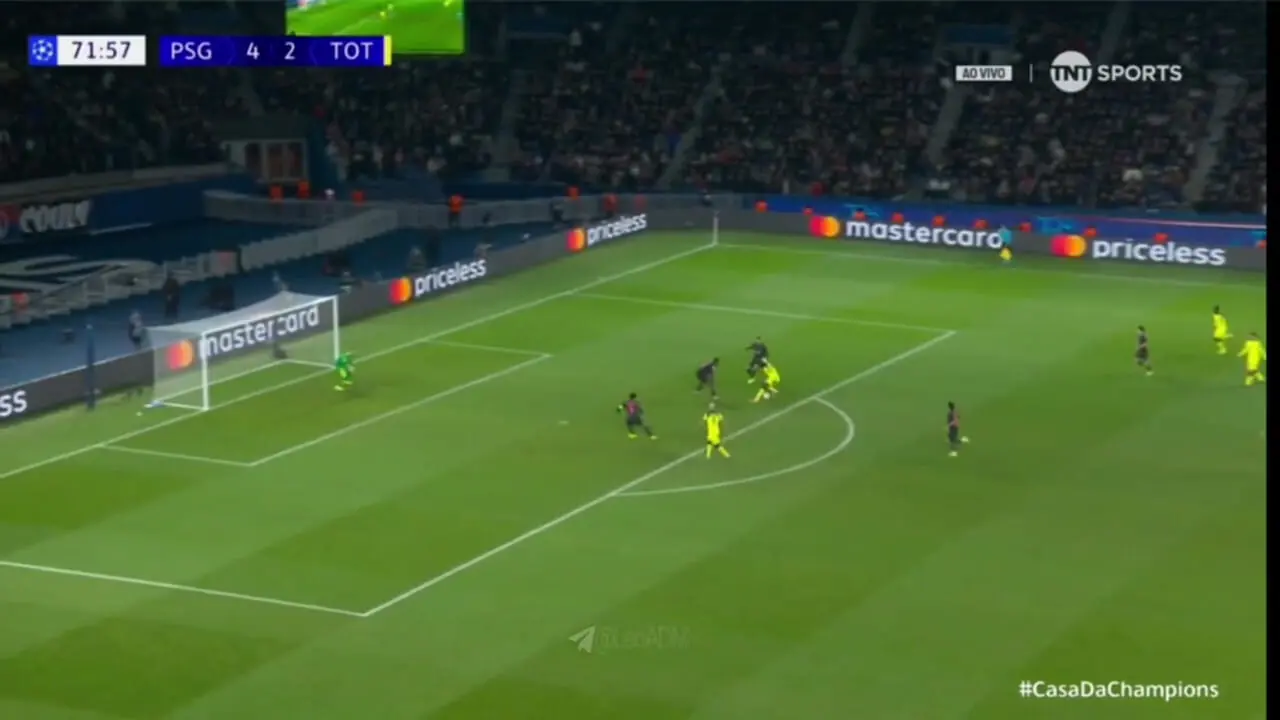 ویدیو: گل سوم تاتنهام به پاری سن ژرمن توسط کولو موانی