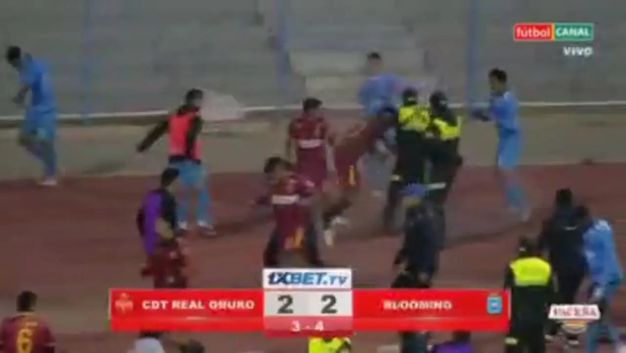 آشوب در فوتبال بولیوی