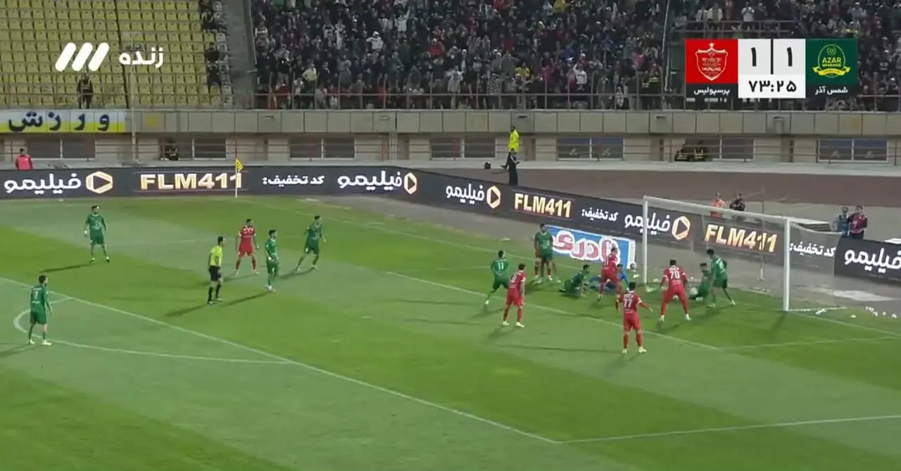 ویدیو: گل دوم پرسپولیس به شمس آذر توسط اورونوف