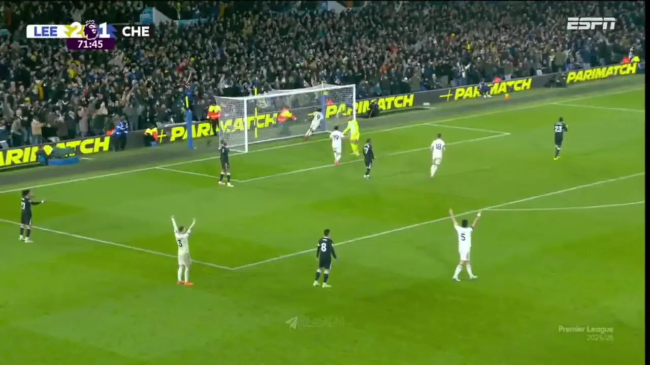 ویدیو: گل سوم لیدز به چلسی توسط دومنیک کالورت لوین