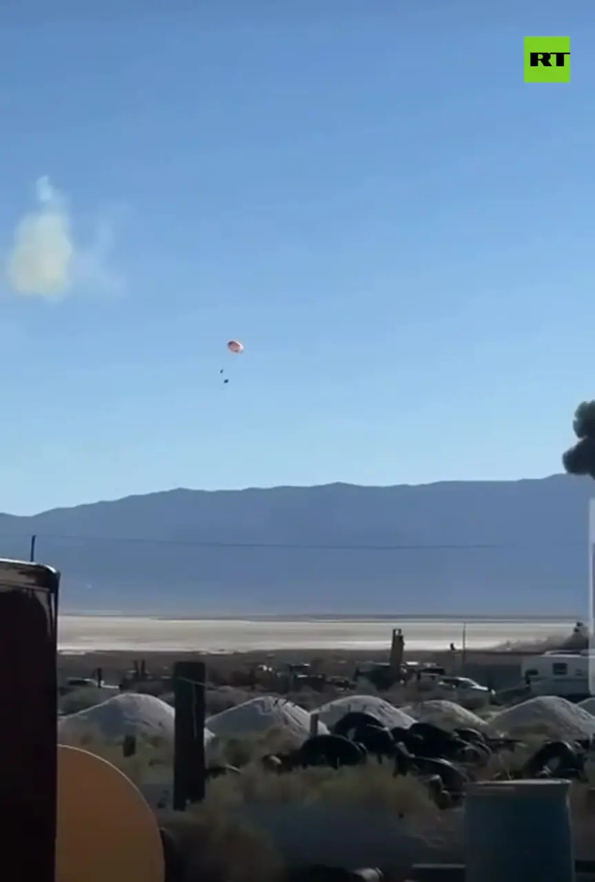 لحظه سقوط جنگنده اف-۱۶ آمریکا