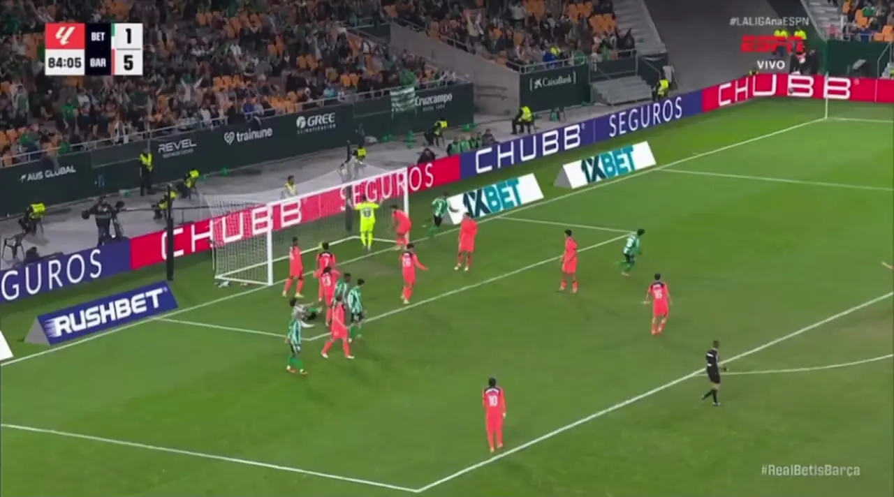 ویدیو: گل دوم رئال بتیس به بارسلونا توسط دیگو یورنته
