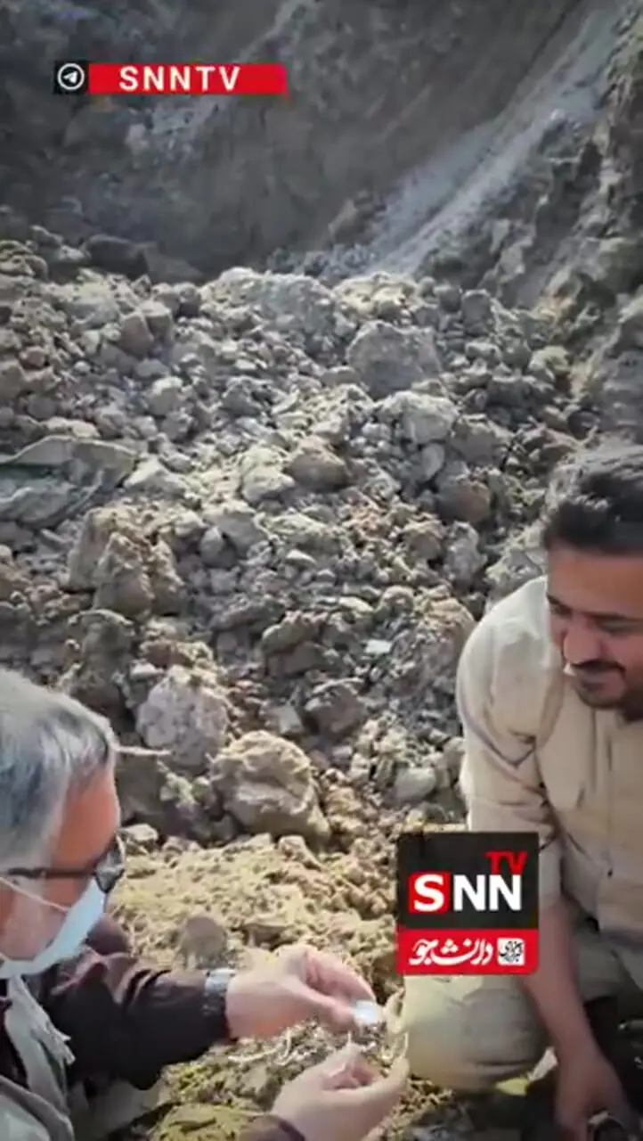 کشف پیکر مطهر شهیدی با قمقمه ای پر از آب