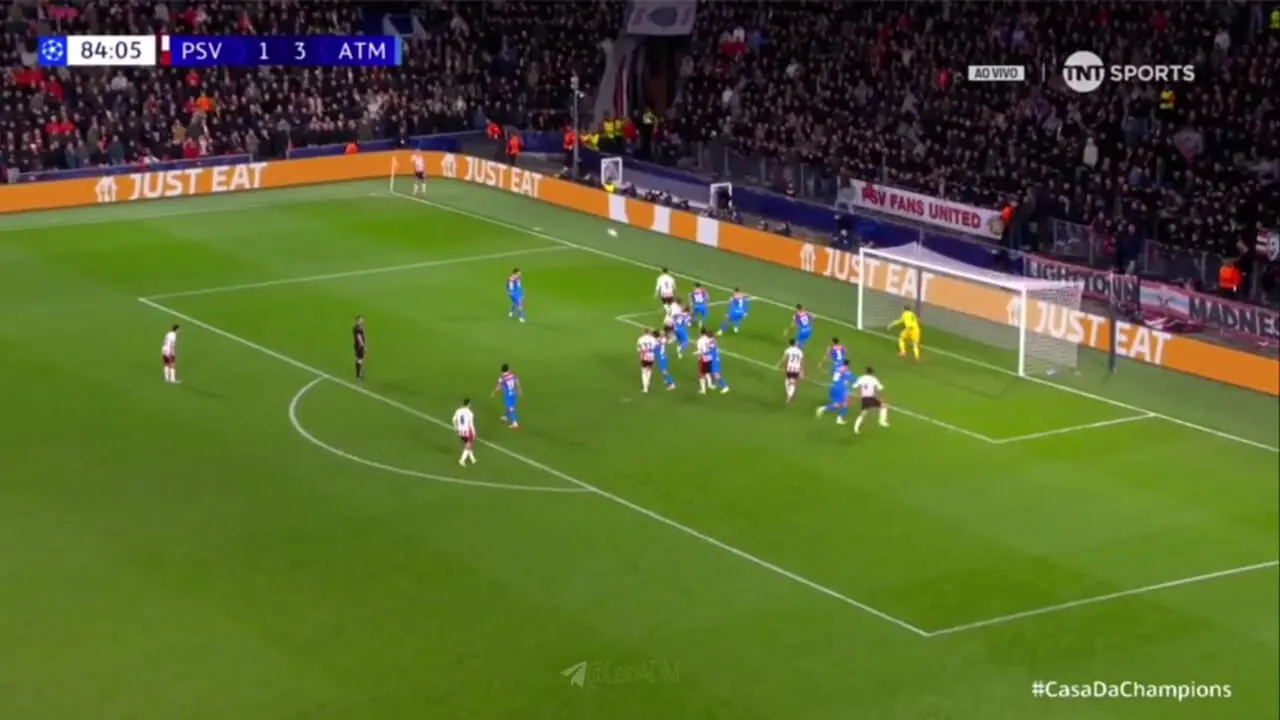 ویدیو: گل دوم آیندهوون به اتلتیکو مادرید توسط پپی