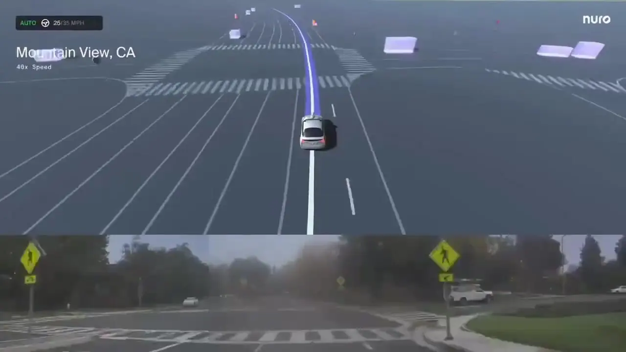 مانور دیدنی راننده هوش مصنوعی