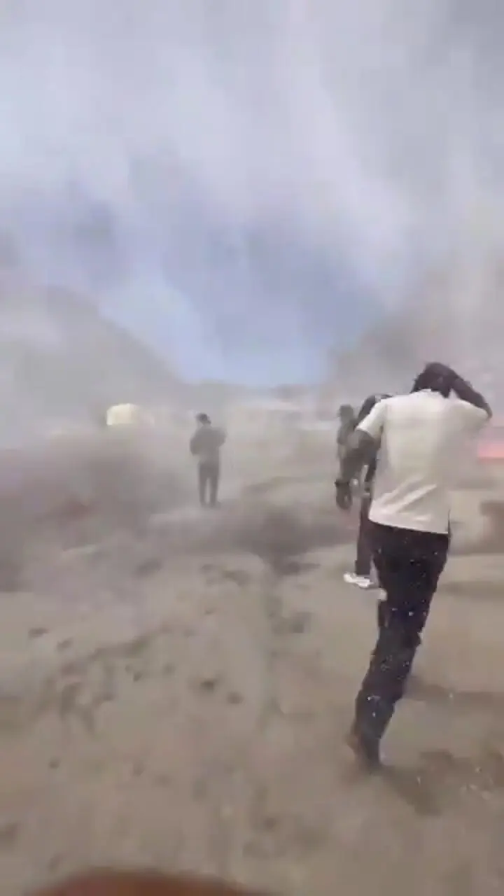 ویدیو با تیتر «حرکت نادر ابر روی دریاچه ساوالان» متعلق به ایران نیست