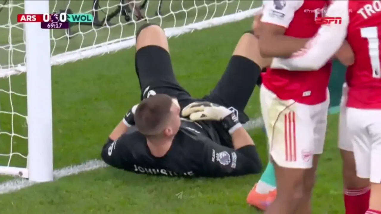 ویدیو: گل اول آرسنال به ولورهمپتون با گل به خودی سم جانستون