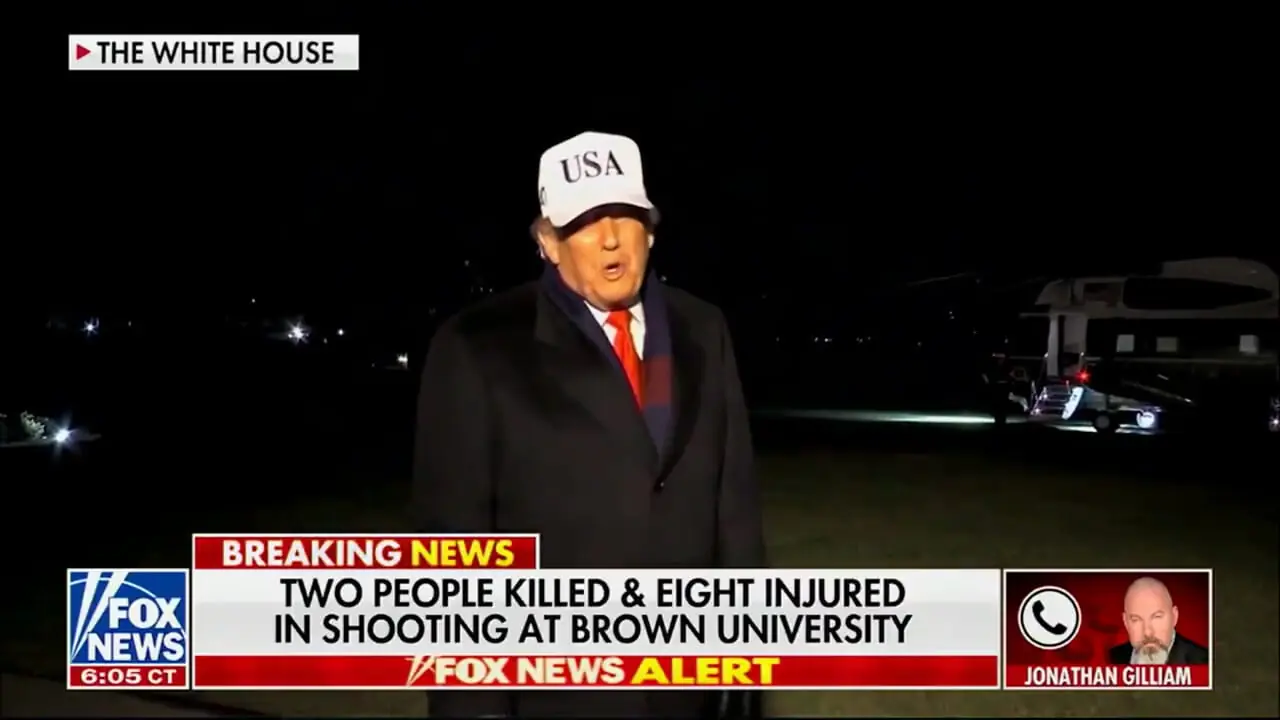 واکنش ترامپ به تیراندازی در دانشگاه براون: چه اتفاق وحشتناکی است!