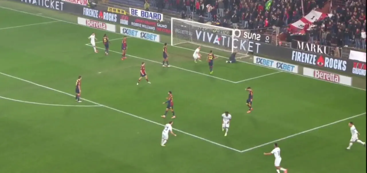 ویدیو: گل اول اینتر به جنوا توسط بیسک