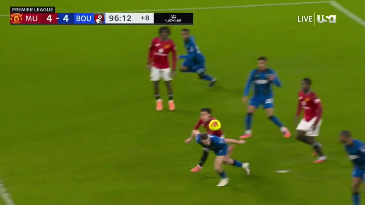 ویدئو: مهار سرنوشتساز سن لمنس منچستریونایتد را نجات داد