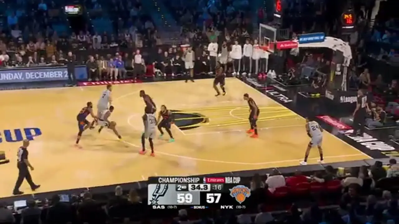 ویدئو: خلاصه بسکتبال نیویورک نیکس 124 - 113 سن آنتونیو اسپرز