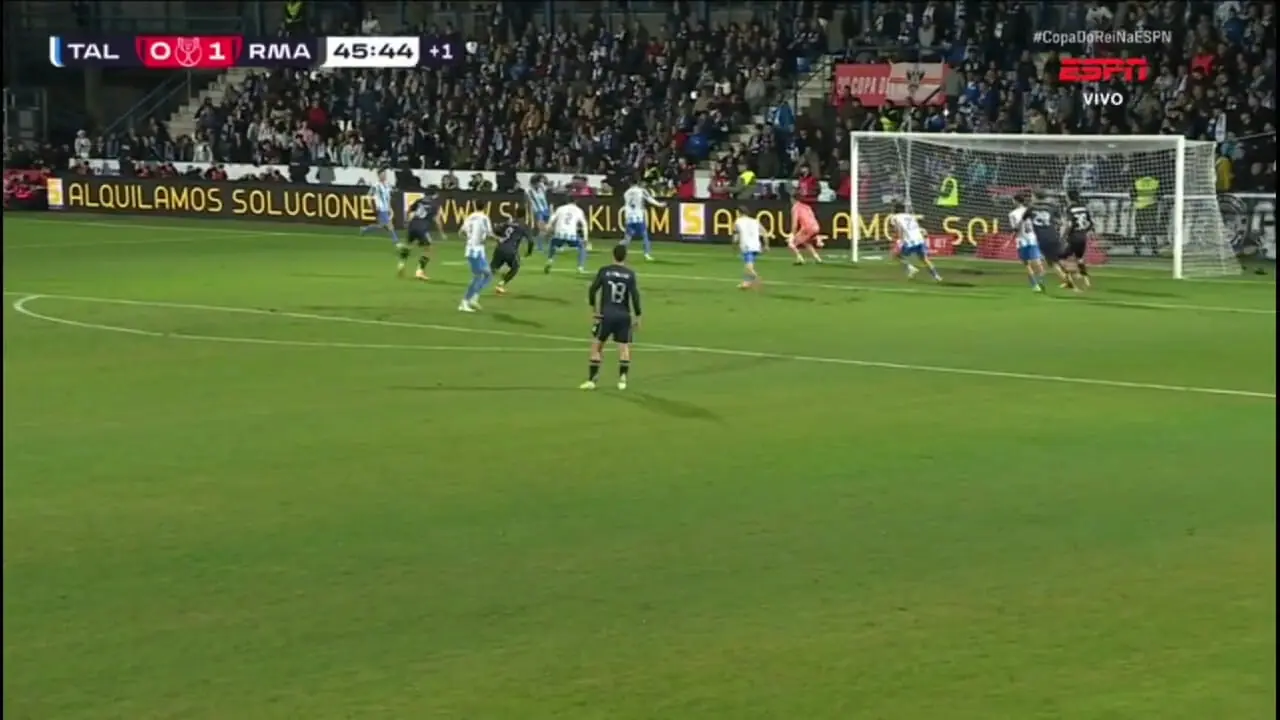 ویدیو: گل دوم رئال مادرید به تالاورا با گل به خودی فارادو