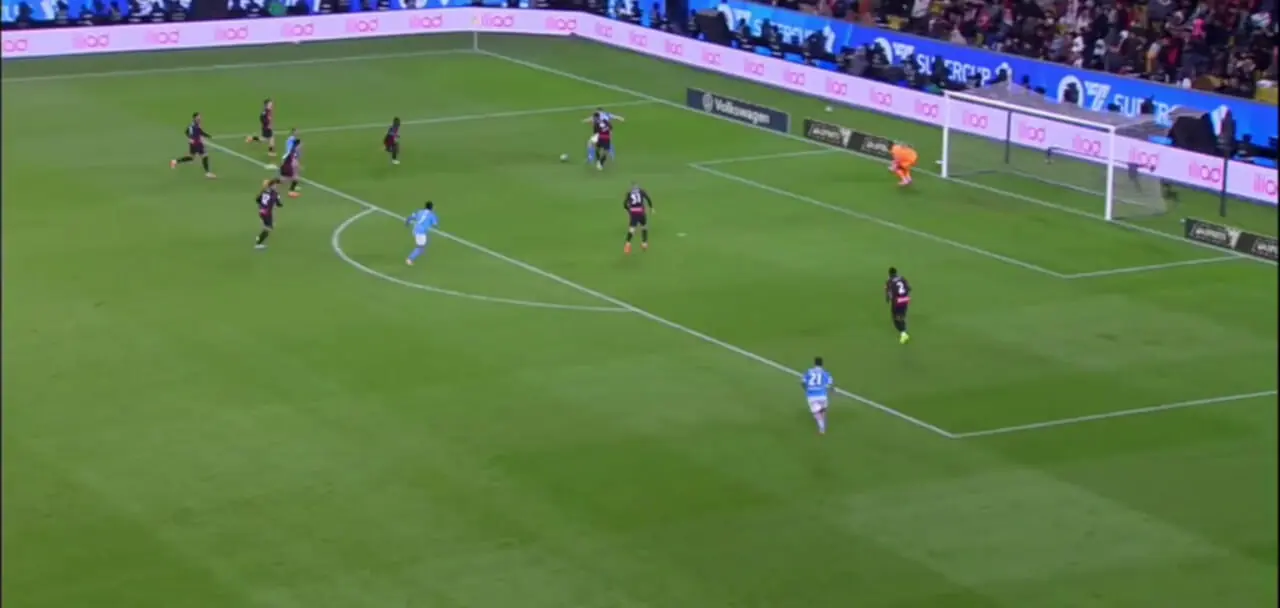 ویدیو: گل اول ناپولی به میلان توسط نرس