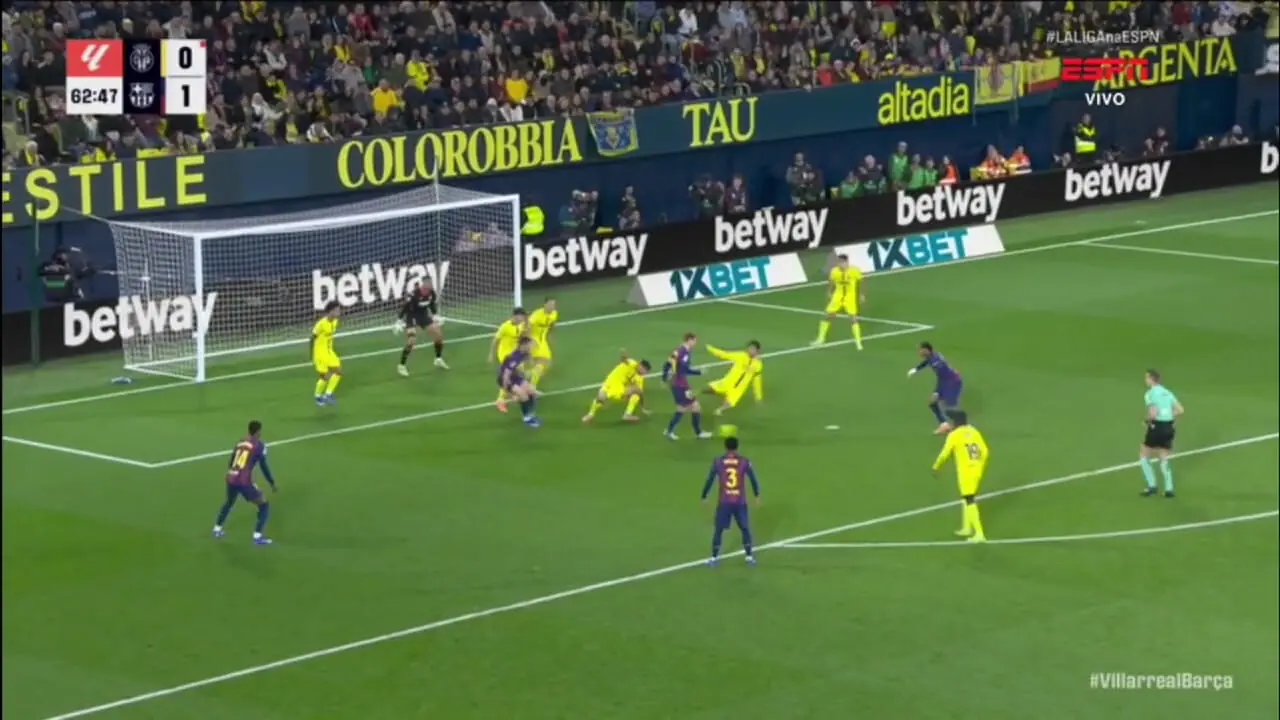 ویدیو: گل دوم بارسلونا به ویارئال توسط یامال