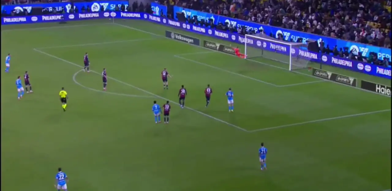 ویدیو: گل اول ناپولی به بولونیا توسط نرس