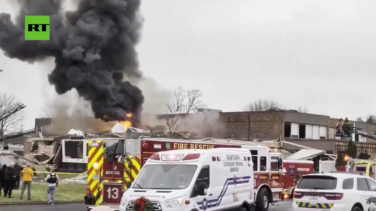 آتش‌سوزی خانه سالمندان در پنسیلوانیا، آمریکا