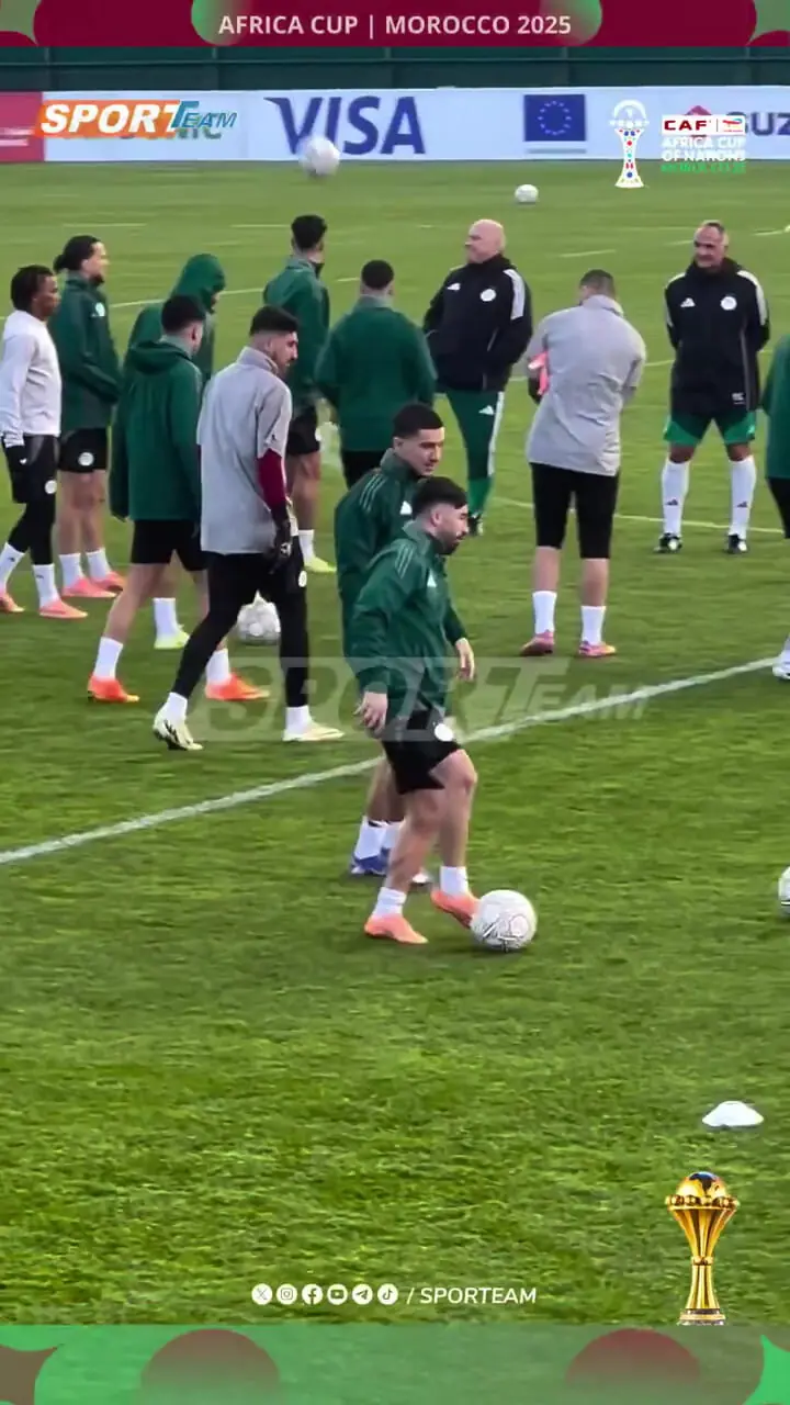 ویدئو: عمری و مازا دوشادوش در تمرینات ‏الجزایر