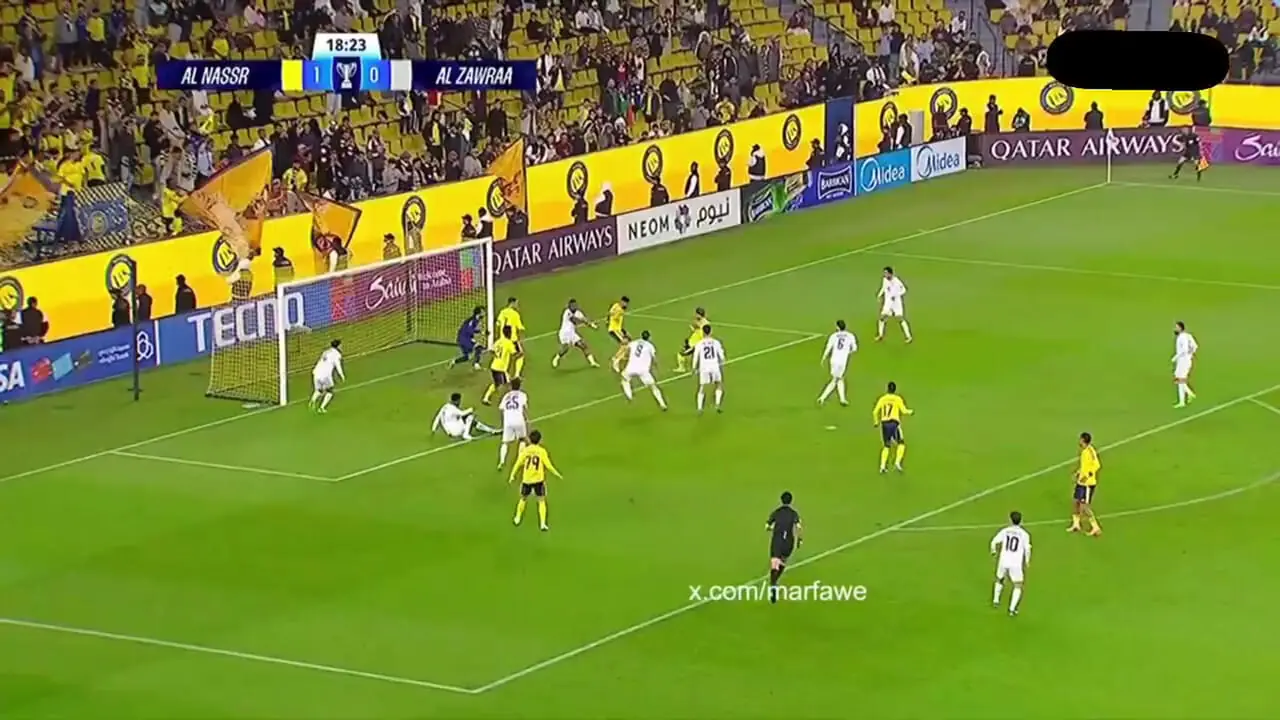 ویدیو: گل دوم النصر به الزورا وسلی