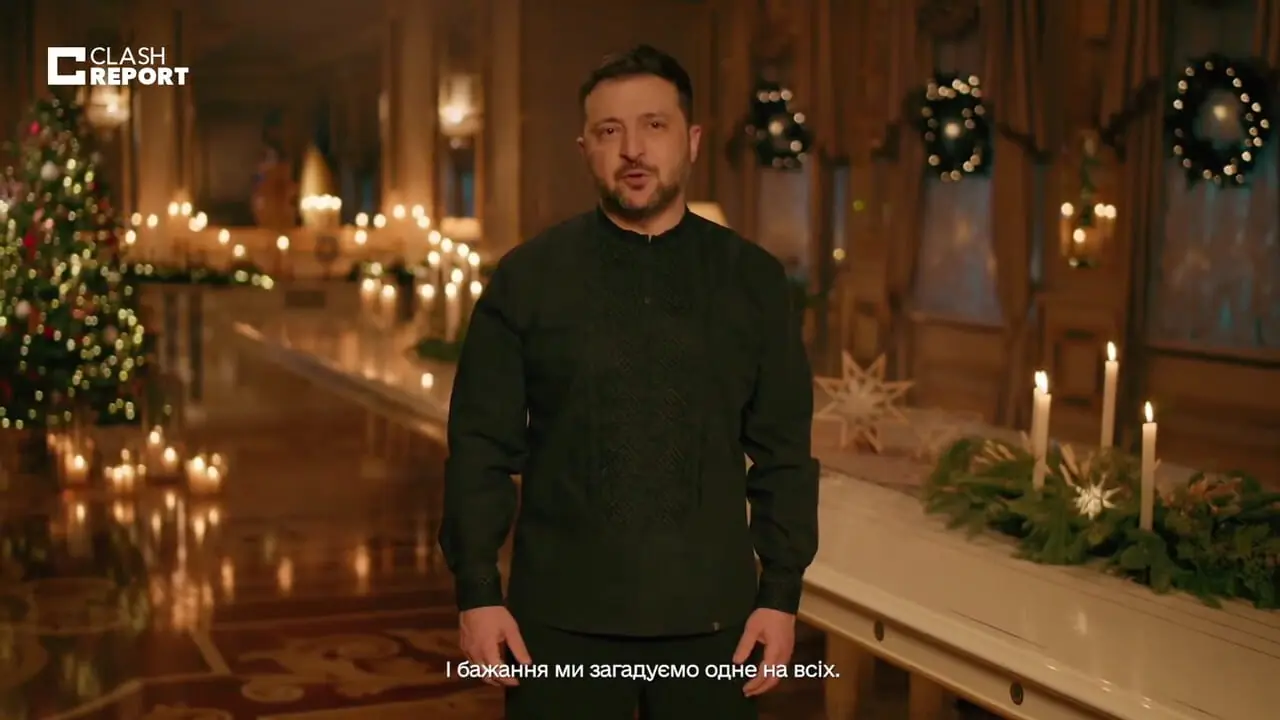 زلنسکی در پیام کریسمس آرزوی مرگ پوتین را کرد