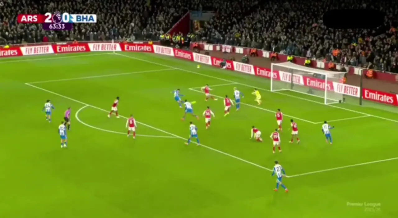 ویدیو: گل اول برایتون به آرسنال توسط گومز