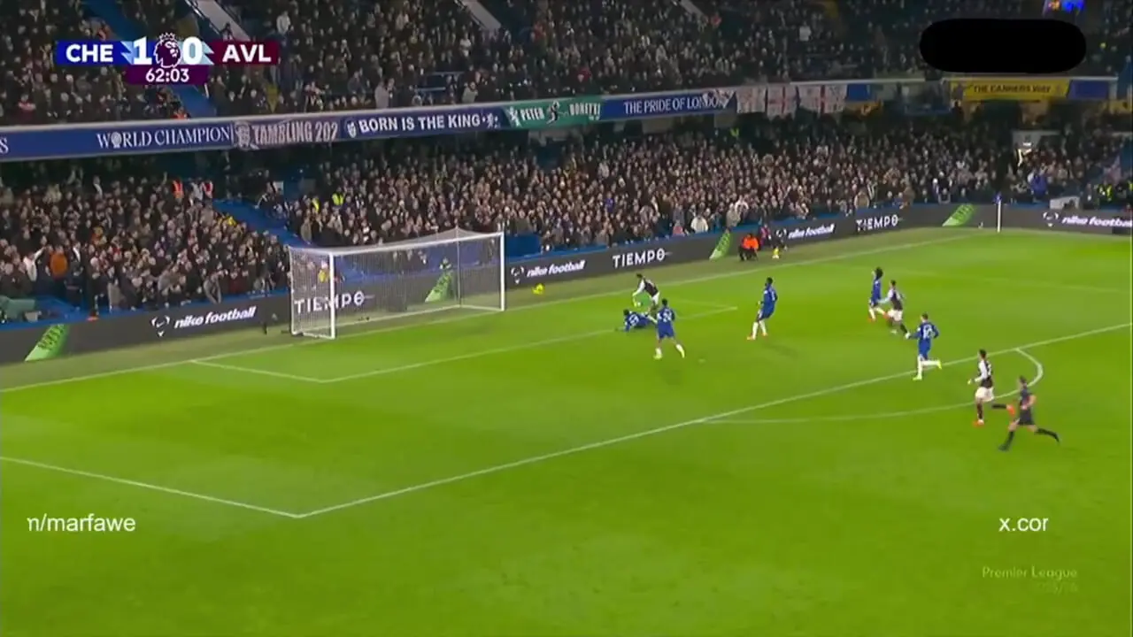 ویدیو: گل اول استون ویلا به چلسی توسط واتکینز