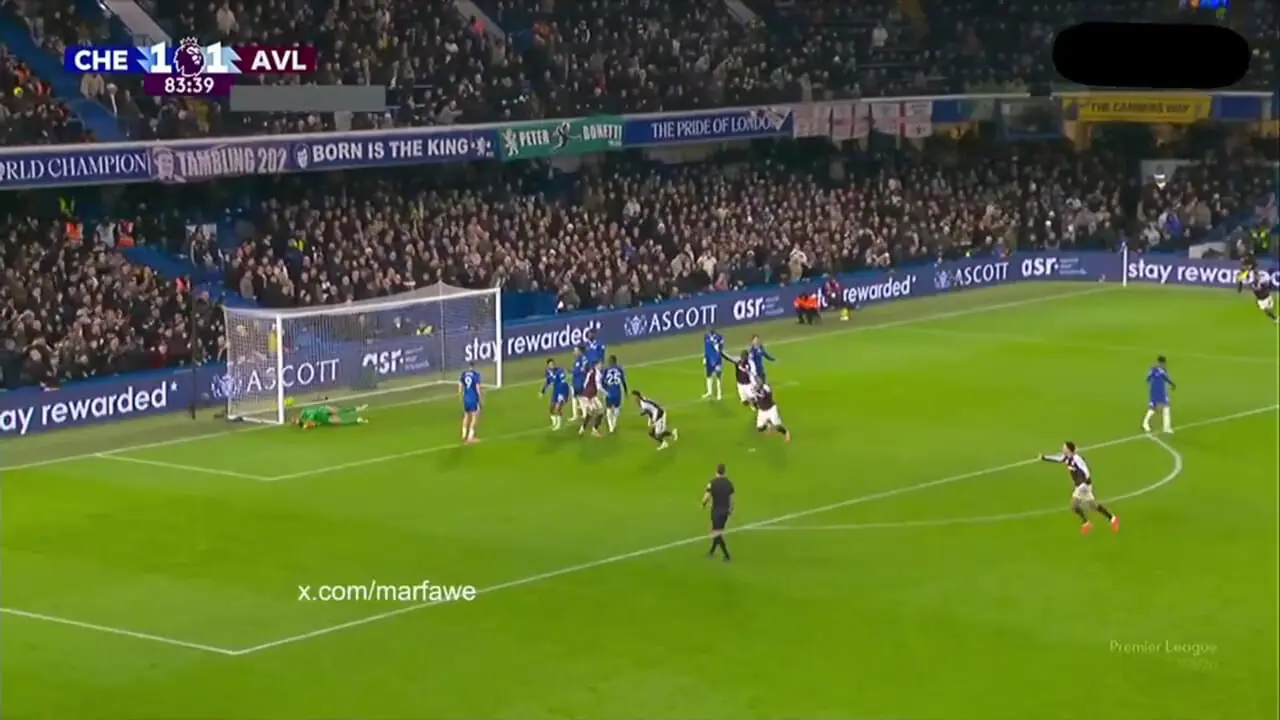 ویدیو: گل دوم استون ویلا به چلسی توسط واتکینز