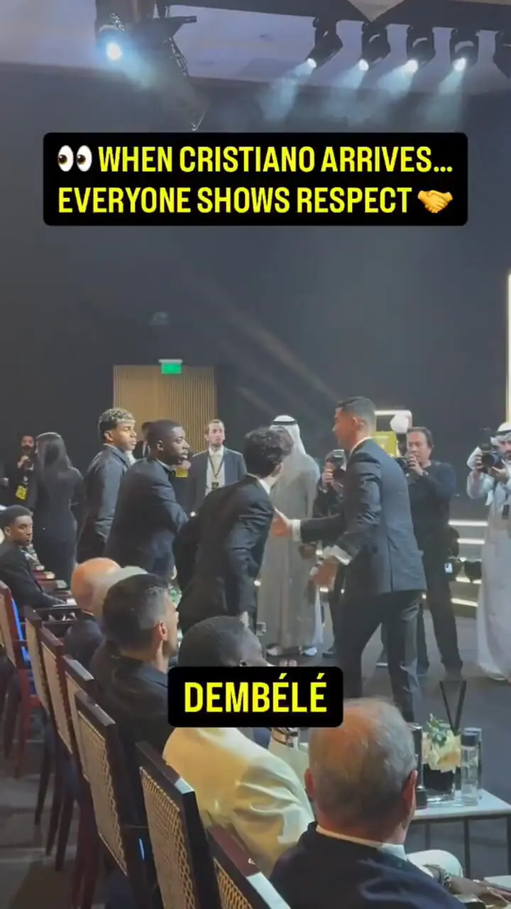 ویدئو: استقبال اسطورهها از رونالدو در گلوب ساکر