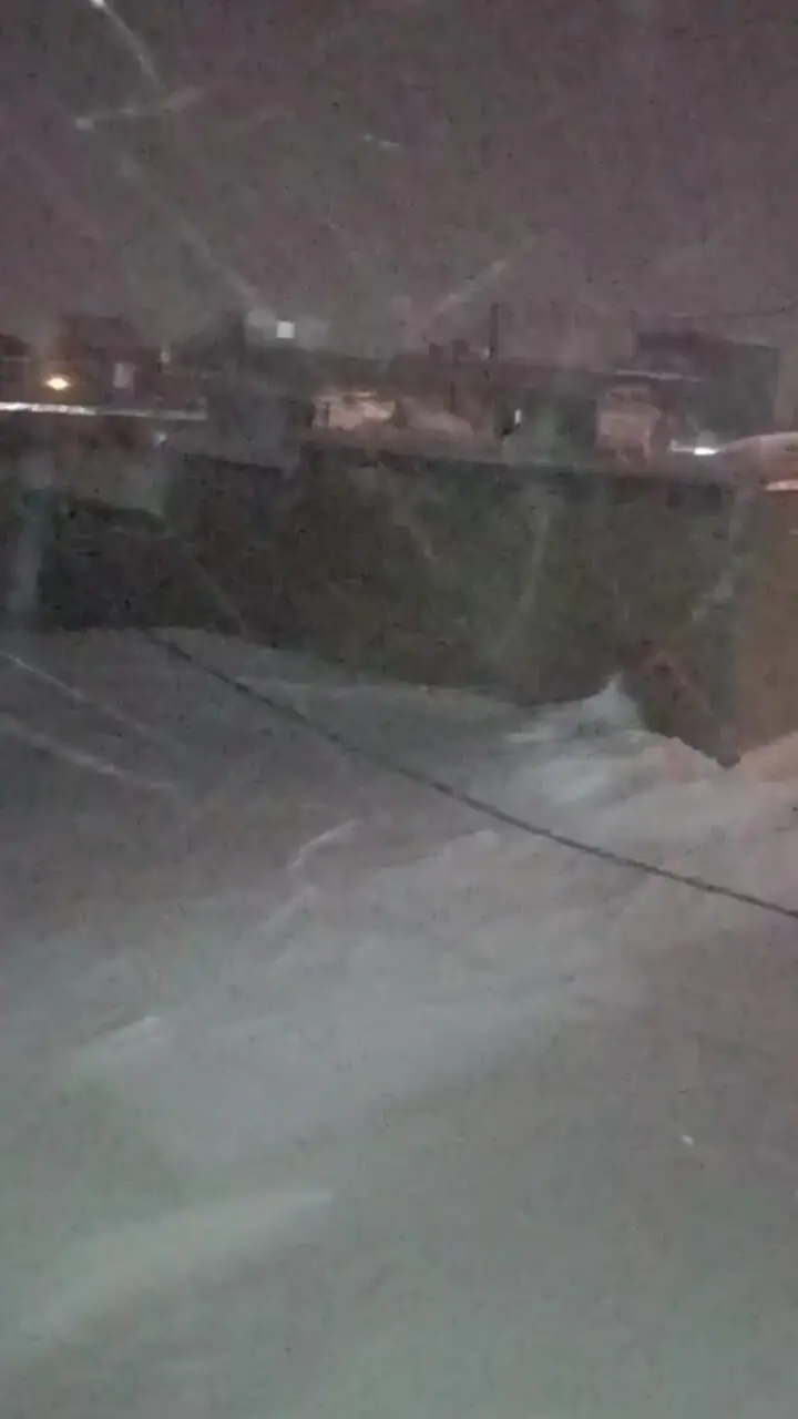 ویدئویی باورنکردنی از حجم بارش برف در پیرانشهر