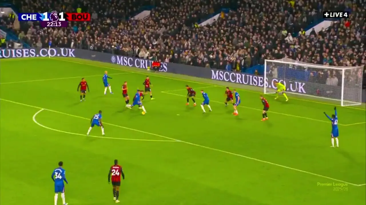 ویدیو: گل دوم چلسی به بورنموث توسط انزو فرناندز