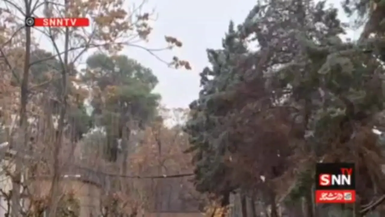 آغاز بارش برف در مناطق مرکزی تهران