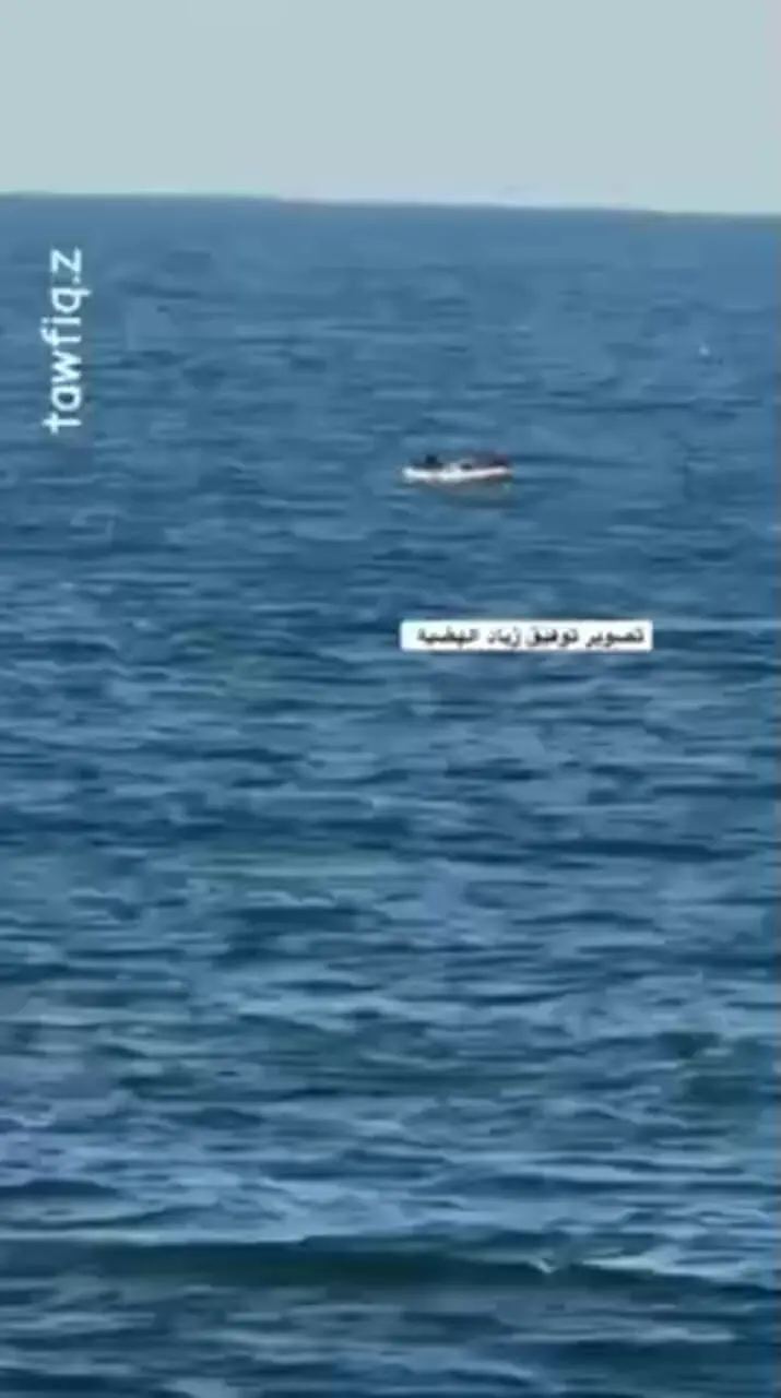 لحظه به شهادت رساندان ماهیگیر فلسطینی در غزه