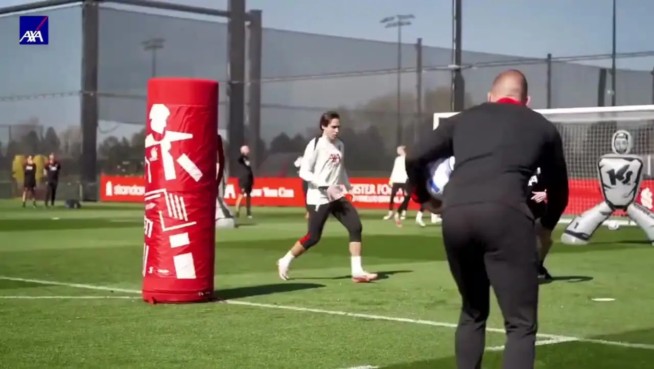 ویدئو: تمرین هیجانانگیز شوتزنی در لیورپول