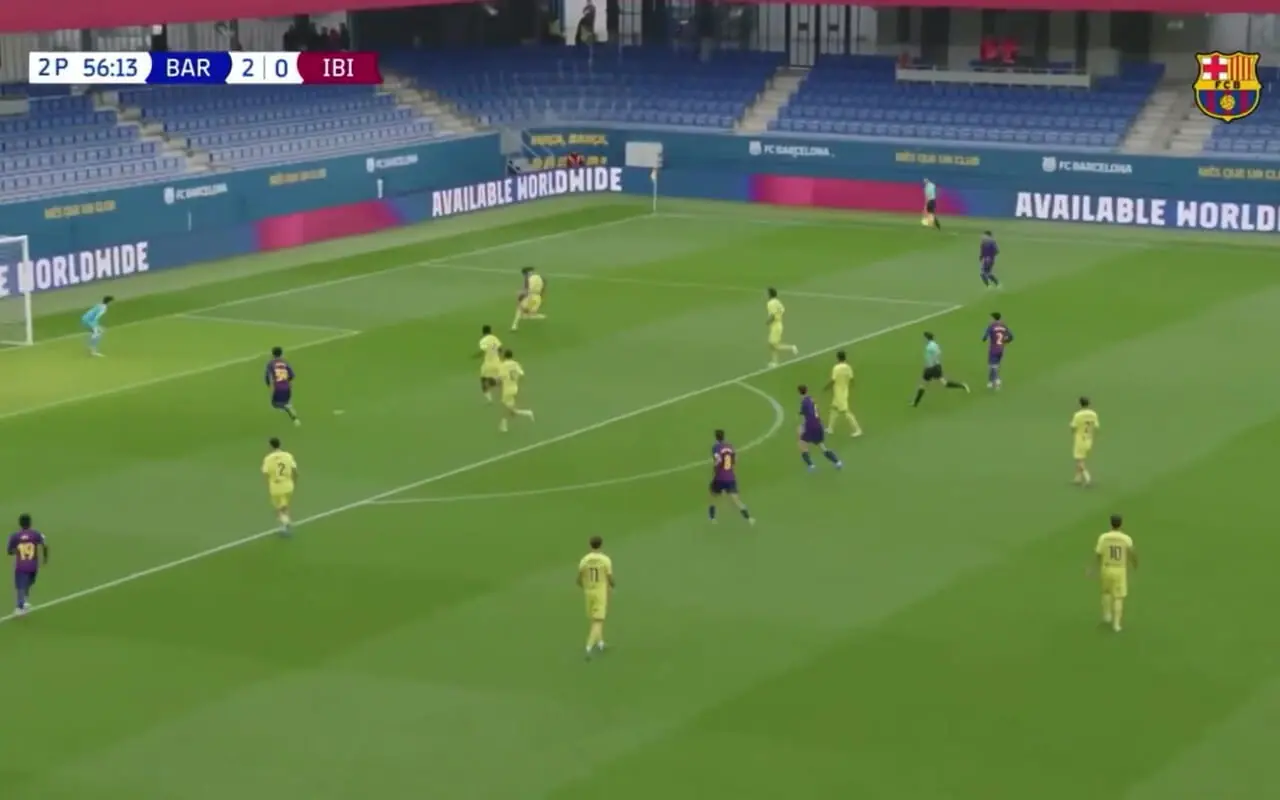 ویدئو: جادوی ستاره ۱۷ ساله در تیم دوم بارسا