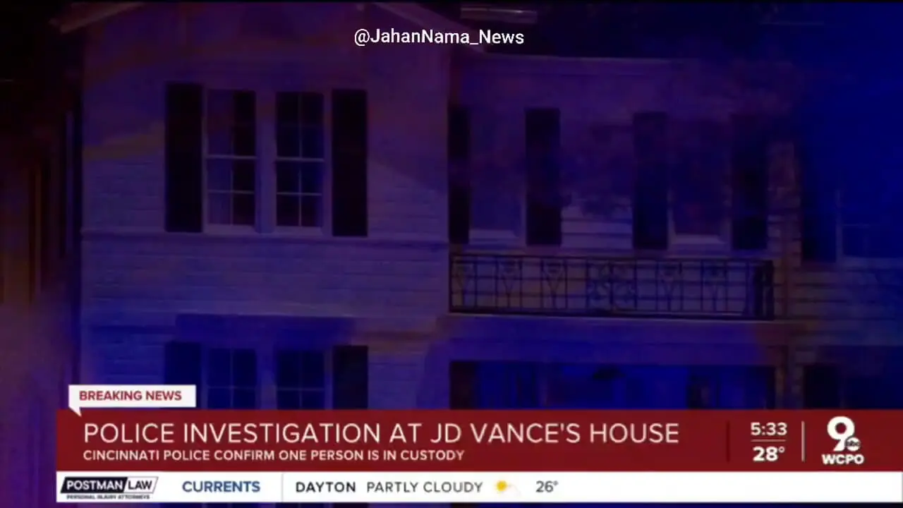 خانه جی‌دی ونس، معاون ترامپ هدف اصابت گلوله قرار گرفت